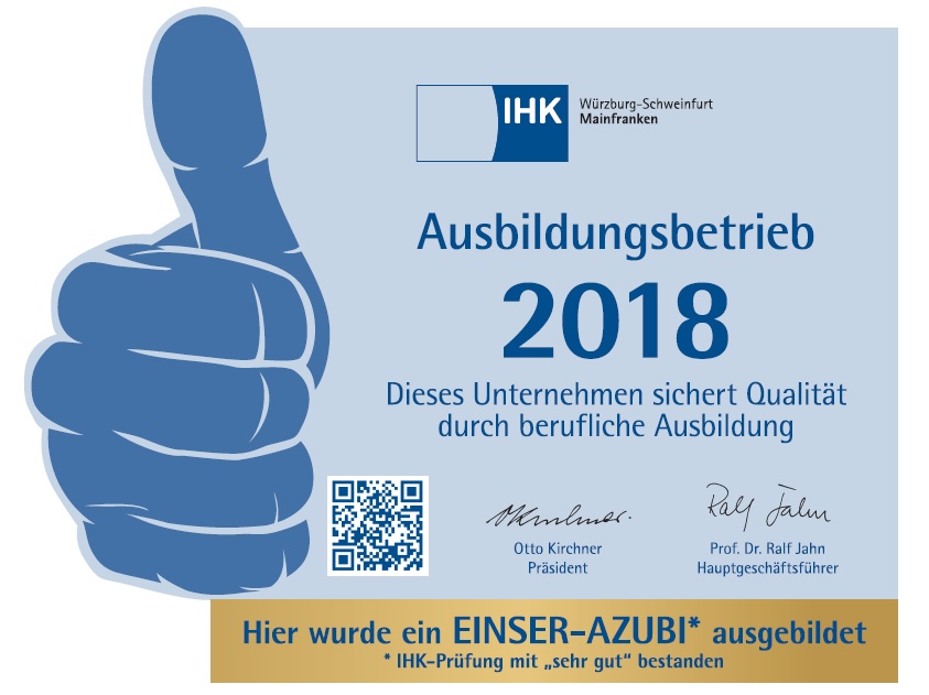 Wir bilden 1er AZUBI aus!